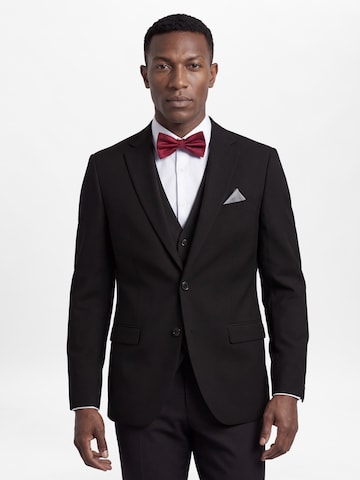 Finshley & Harding Regular fit Business-colbert in Zwart: voorkant
