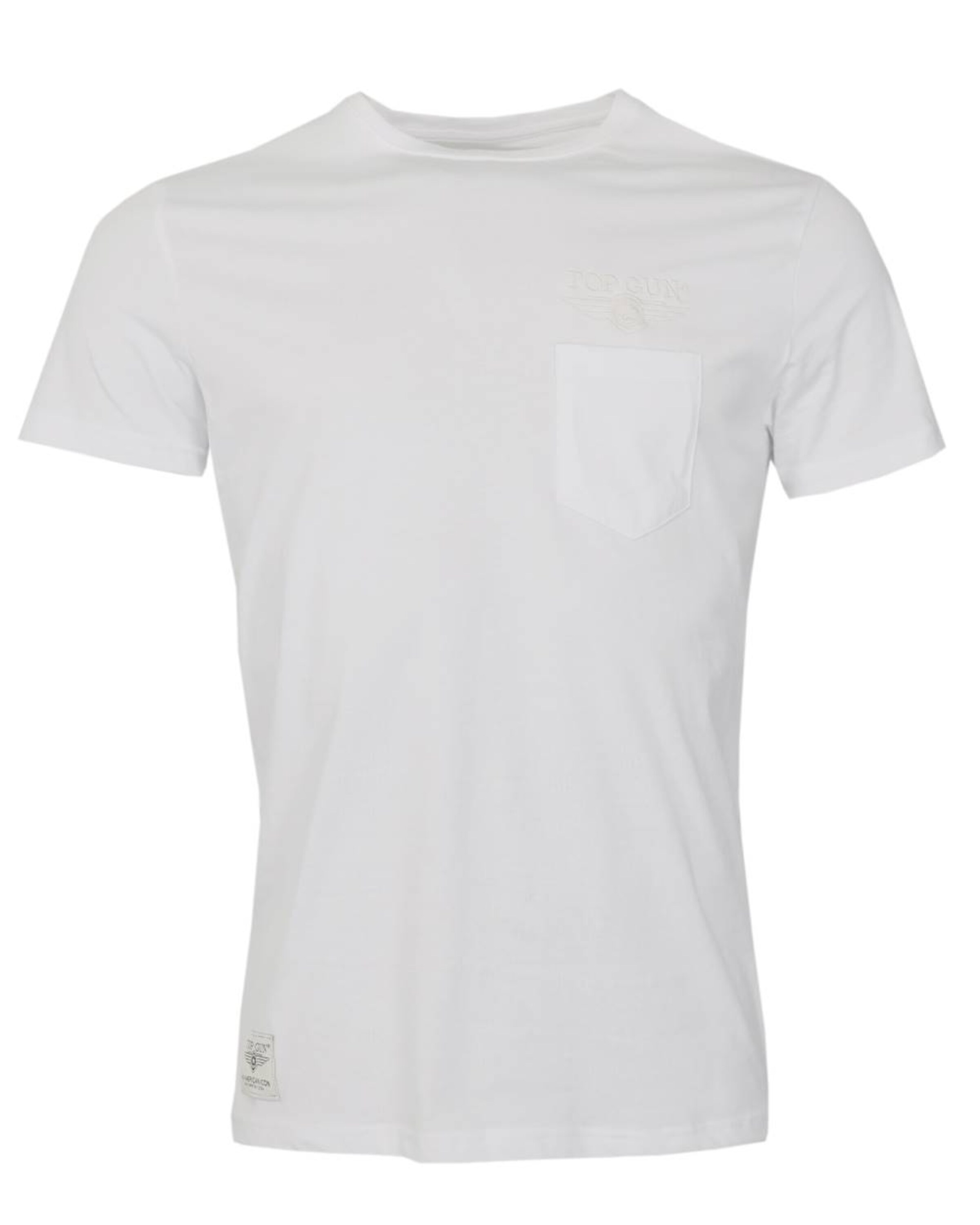 TOP GUN Shirt in White: front