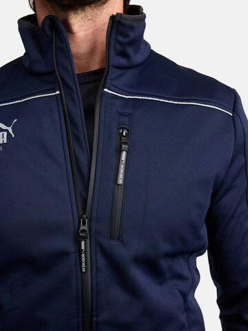PUMA Workwear Outdoor jacket 'Puma Workwear Essentials Softshelljacke' in Blue