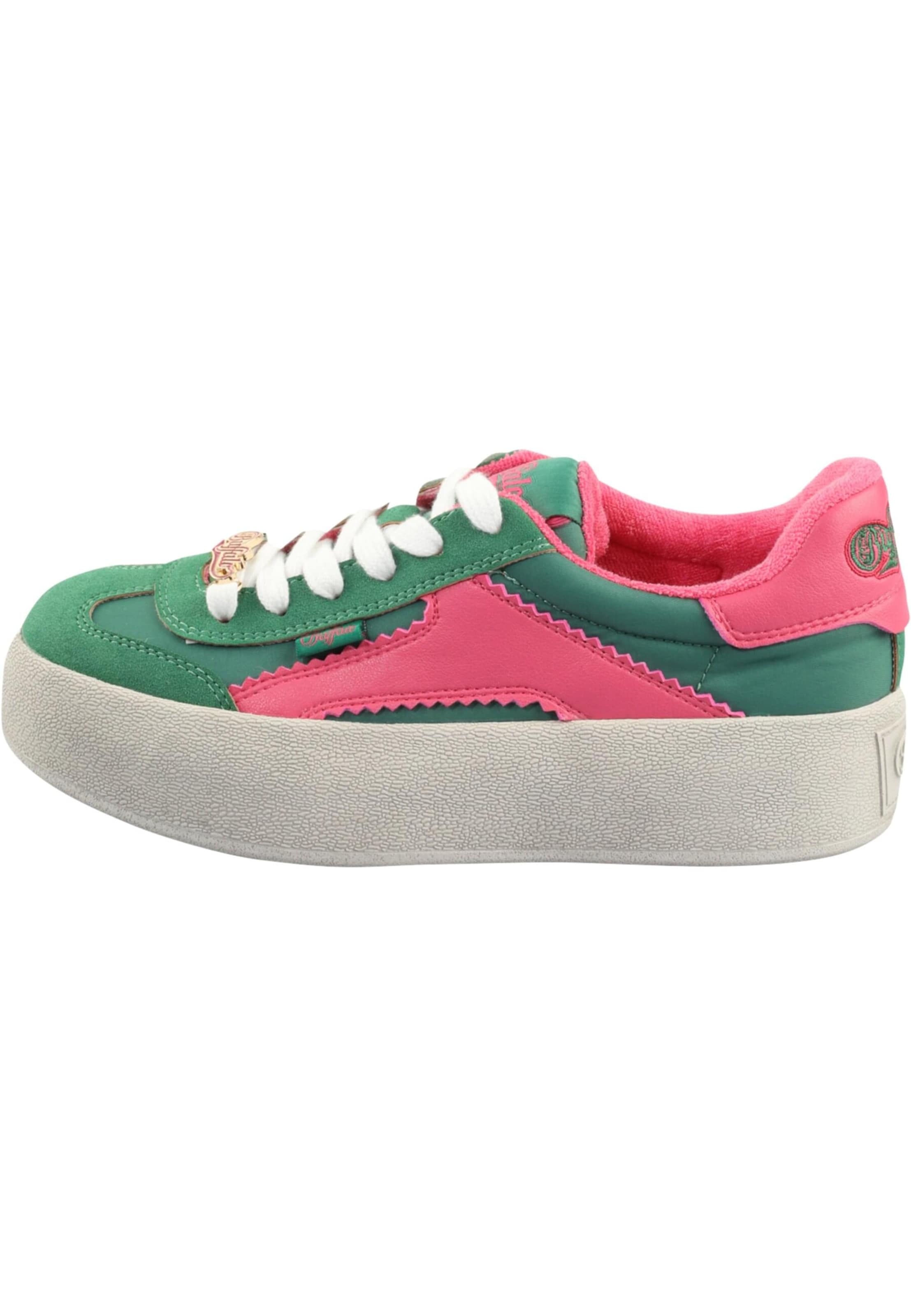 BUFFALO Tenisky – zelená: přední strana