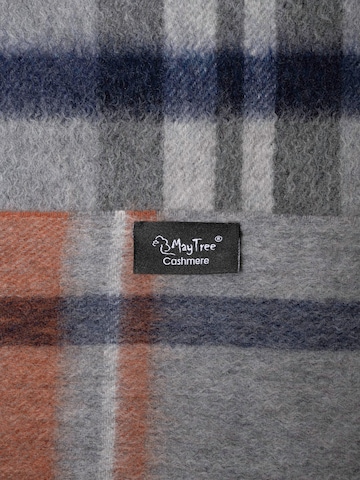 MayTree Schal 'Tartan' in Grau