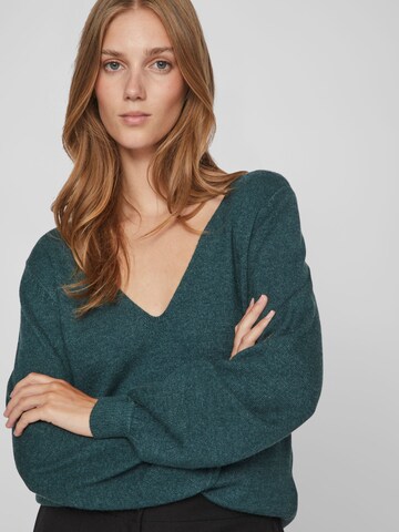 VILA Sweater 'RIL' in Green