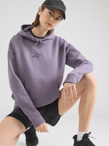 Hanorac sport 'APRIL' de la Reebok pe mov: față