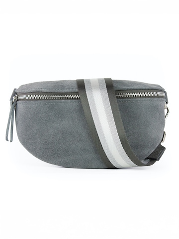 lePelou Fanny Pack 'ELVA' in Grey: front