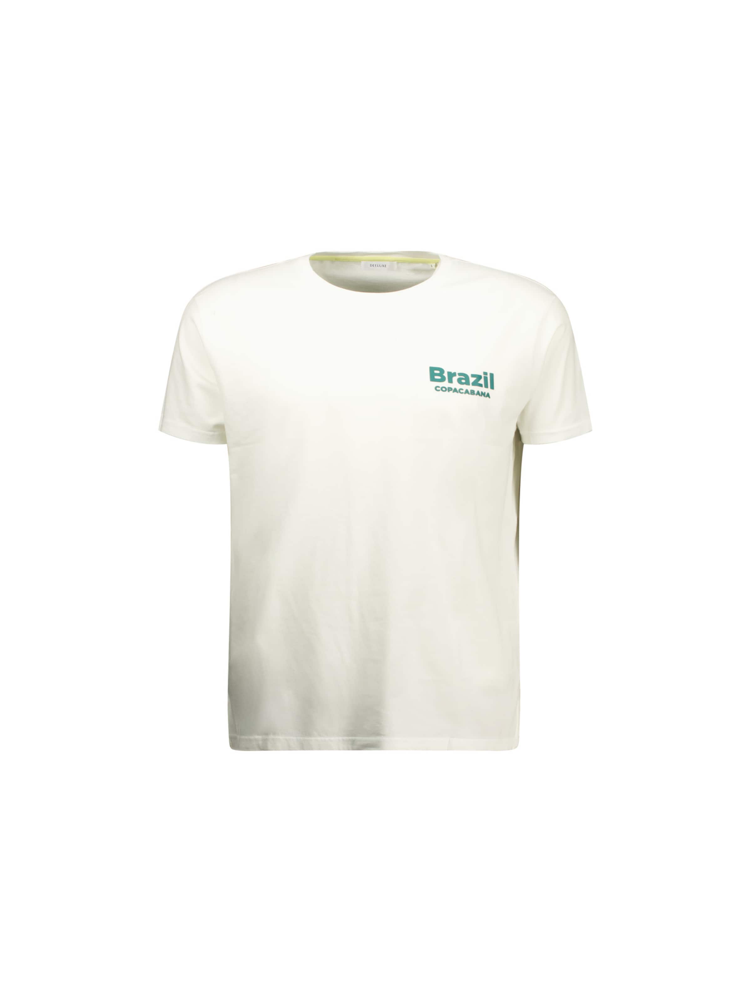 T-Shirt 'Janeiro' Deeluxe en blanc : devant