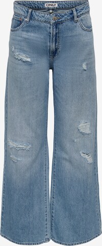 Wide leg Jeans di ONLY in blu: frontale