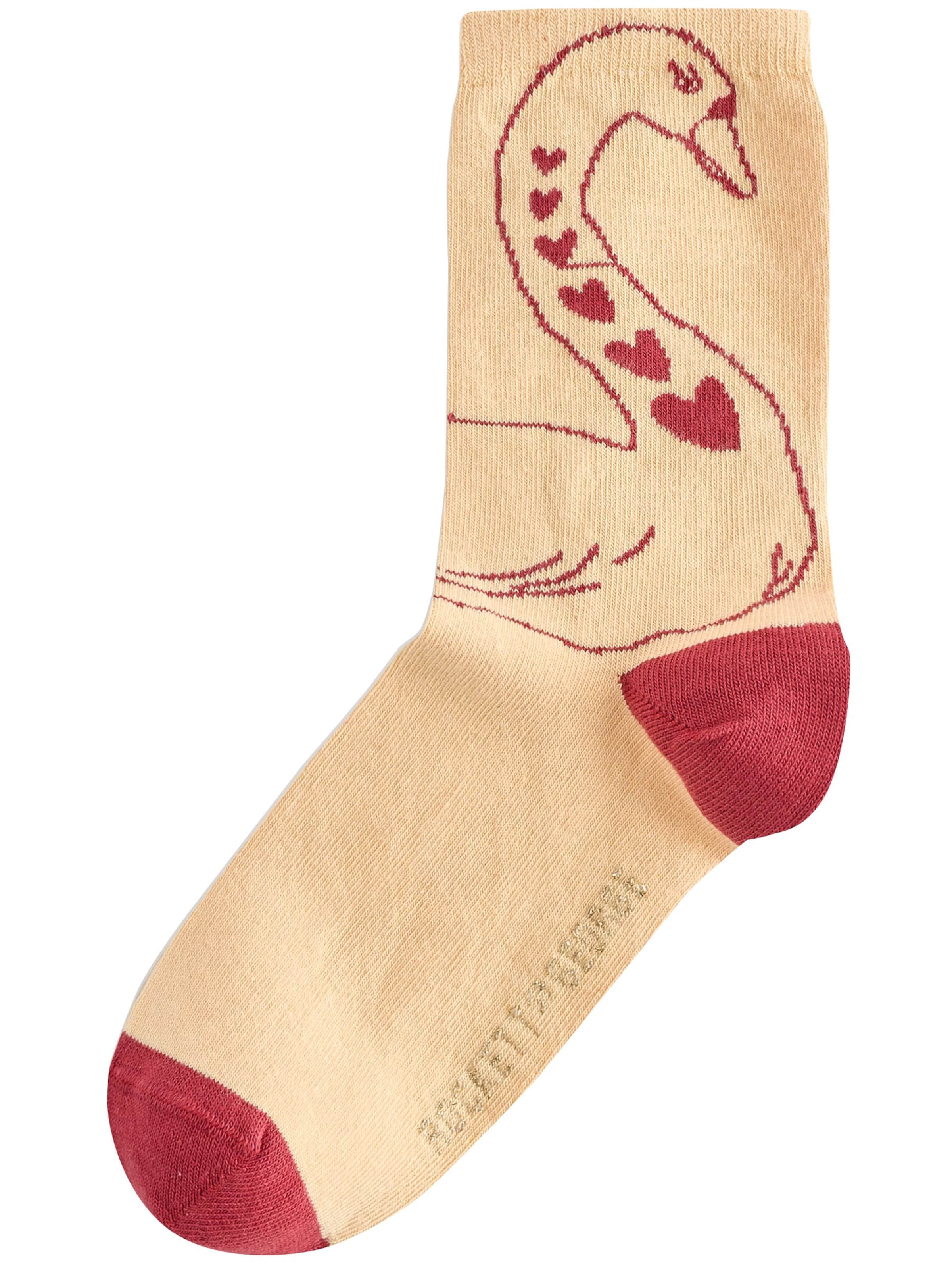 Rockett St George Носки 'Swan' в Бежевый