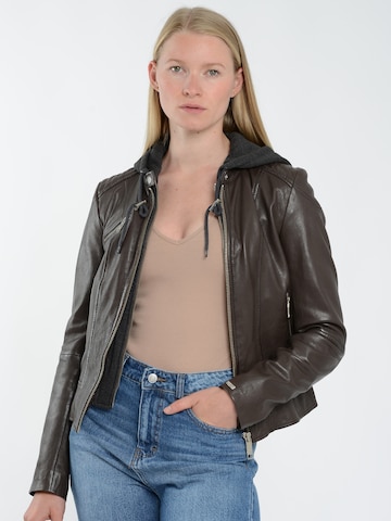 Maze Between-Season Jacket 'Mico' in Brown: front