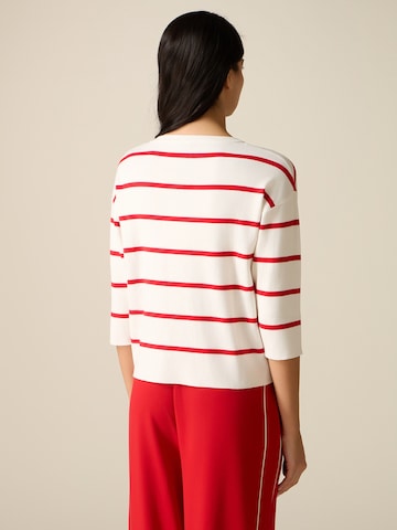 Pullover di oltre in bianco