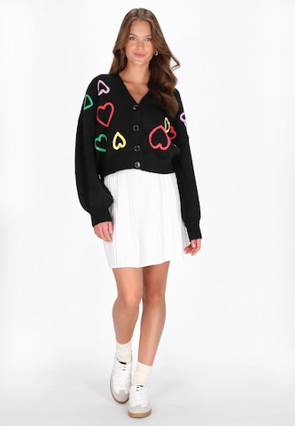MYMO Knit cardigan in Black