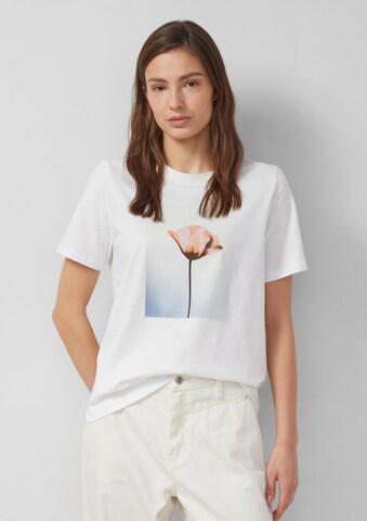 s.Oliver Shirt in Wit: voorkant