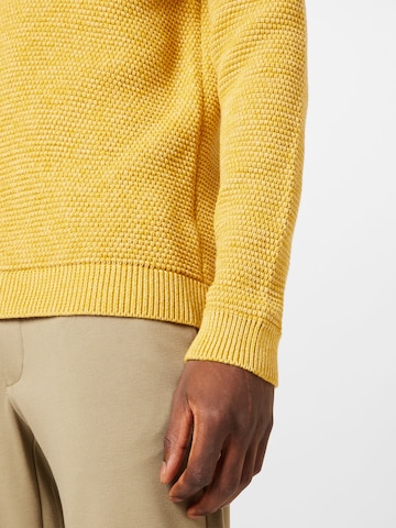 SELECTED HOMME Sweater 'Vince' in Yellow