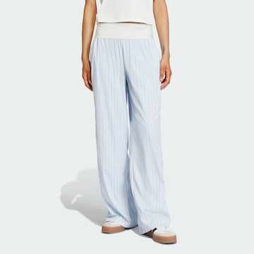 ADIDAS ORIGINALS Wide leg Pants in Blue: front