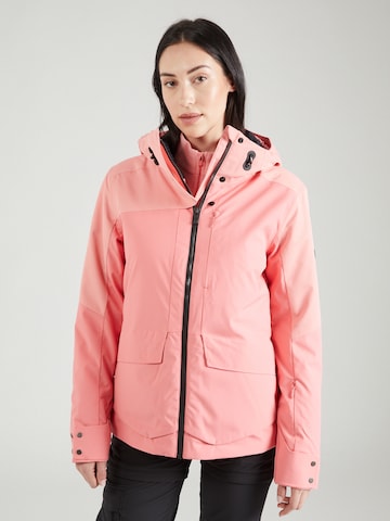 ZIENER Športna jakna 'TAUDRI' | roza barva: sprednja stran