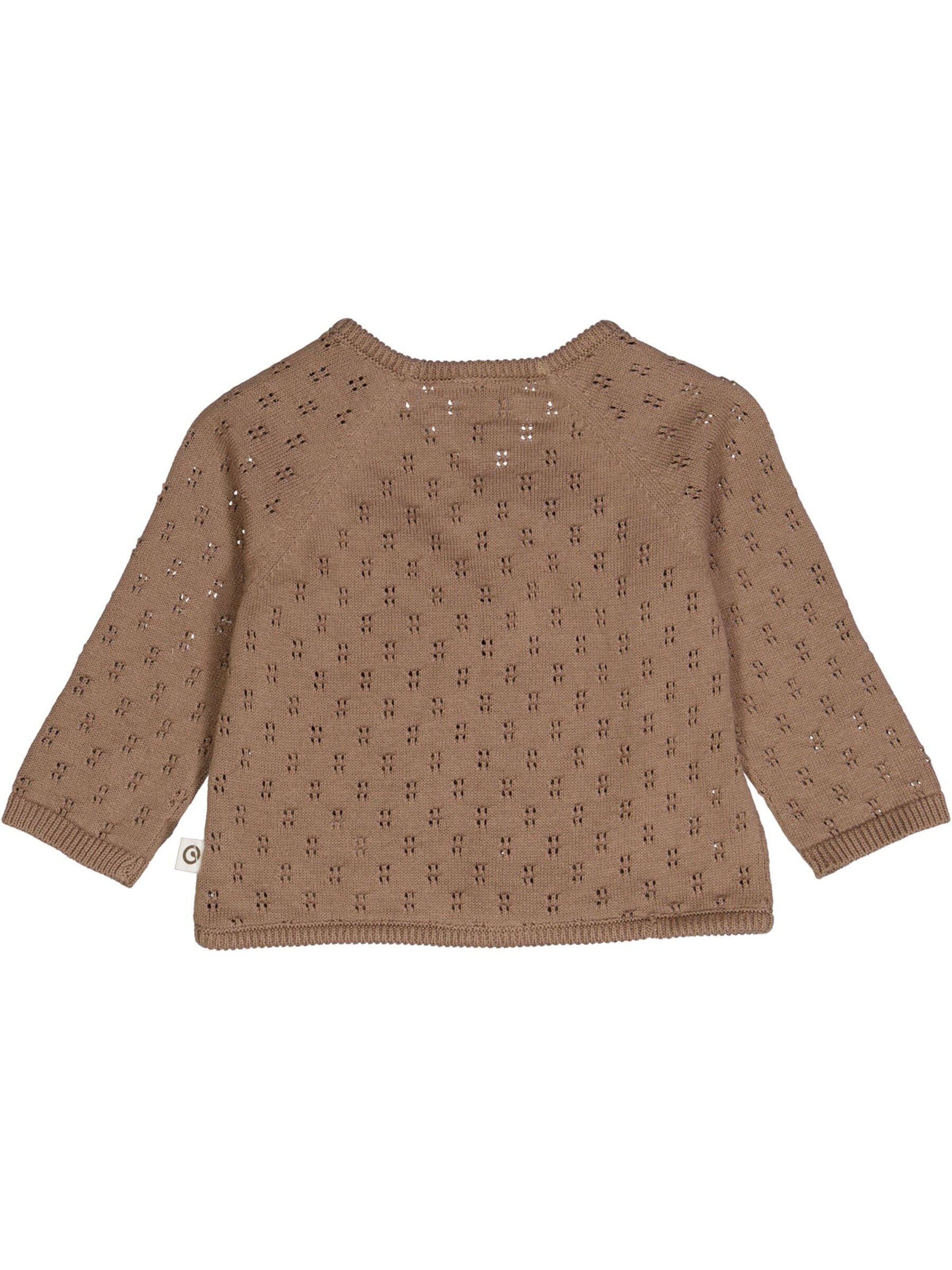 Cardigan Müsli by GREEN COTTON en marron