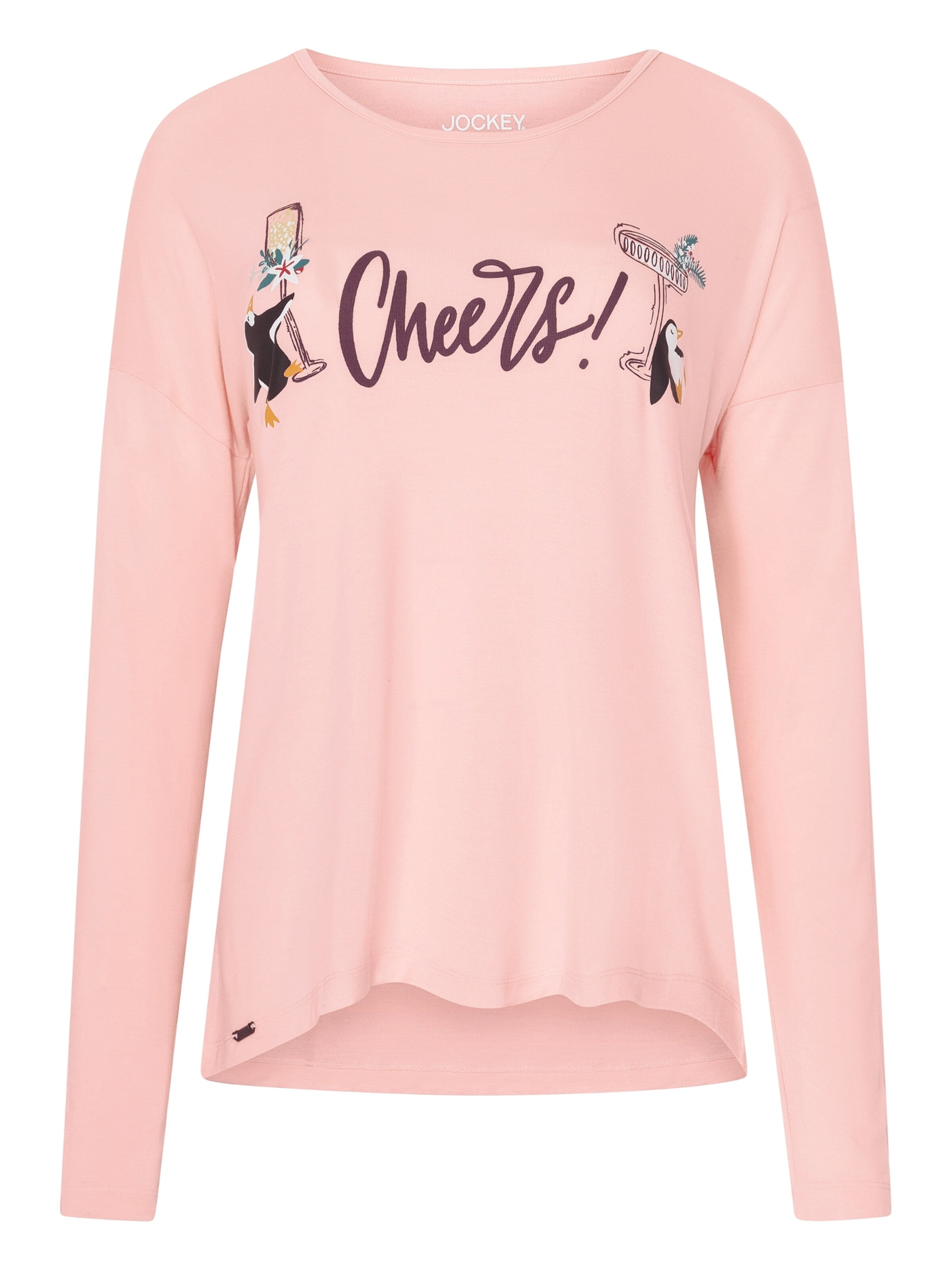 JOCKEY Shirt 'Supersoft Lounge Long Sleeve Shirt'‌‌ in XXL in puder, Produktansicht