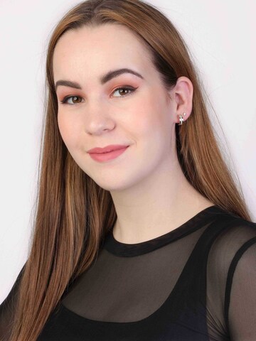 Lucardi Earrings 'Klassisch' in Gold: front