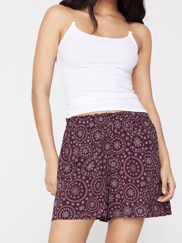 Tezenis Wide leg Pants in Purple