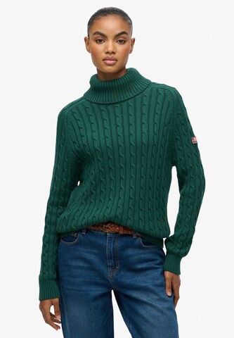 Superdry Trui in Groen: voorkant