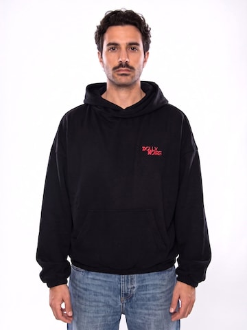 Felpa 'SHARD BOXY HOODIE BLACK POKÉMON' di DOLLY NOIRE in nero