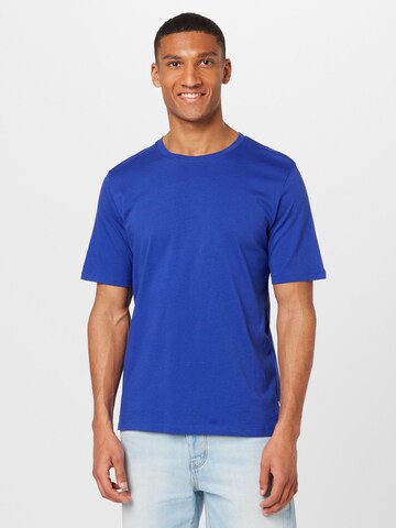 JACK & JONES - Ajuste estrecho Camiseta en azul: frente