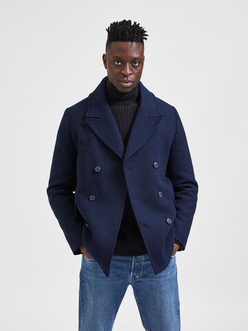 Cappotto di mezza stagione 'Karl' di SELECTED HOMME in blu: frontale