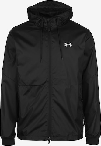 UNDER ARMOUR Sports jacket 'Legacy' in Black: front