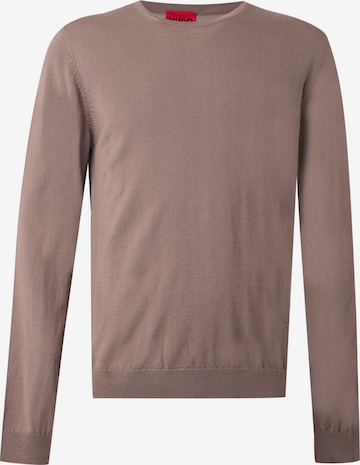 Pull-over 'San Cedric' HUGO en marron : devant