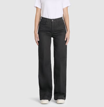 MAC Wide Leg Jeans i sort: forside