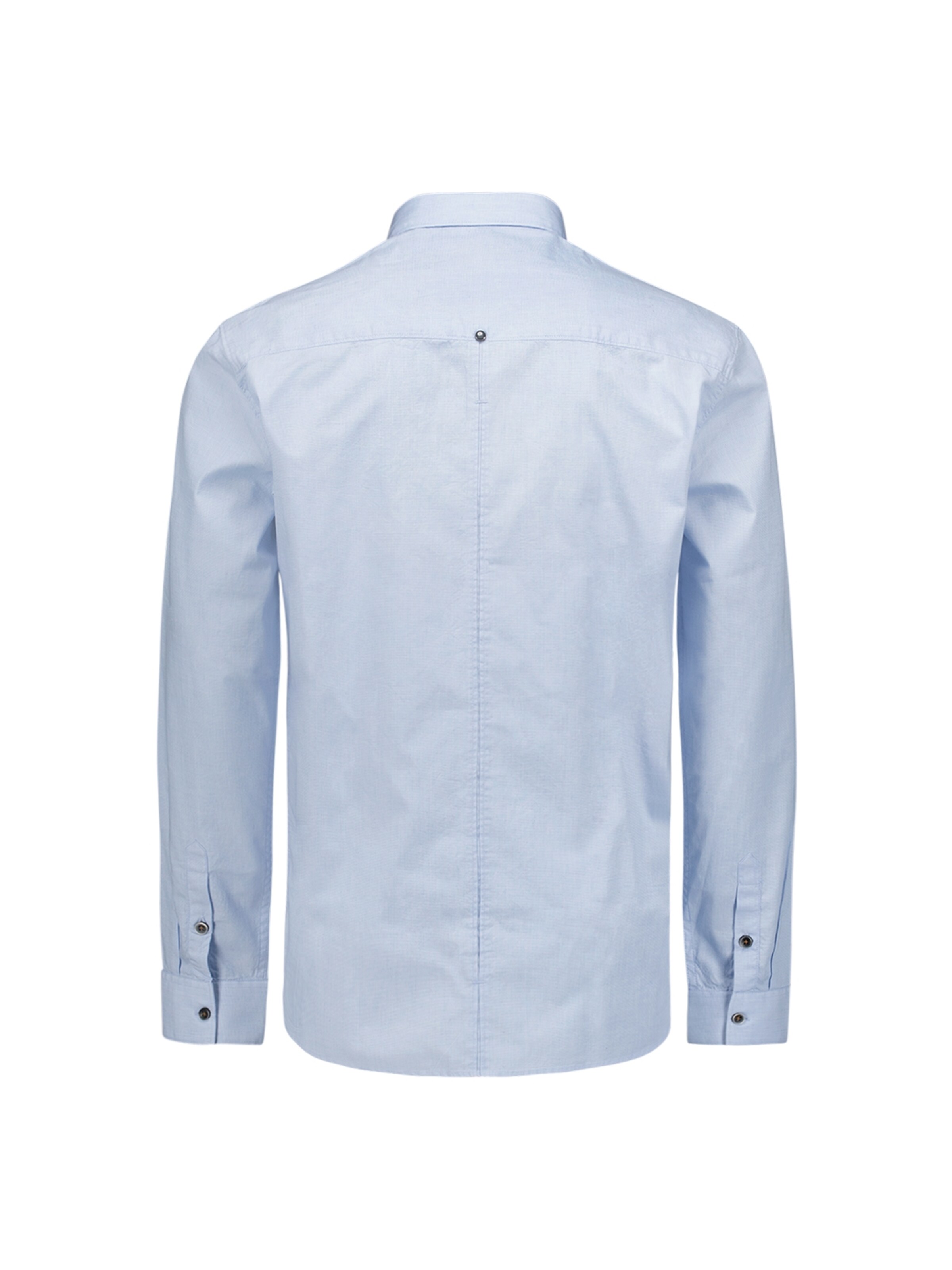 No Excess Slim Fit Hemd in Blau