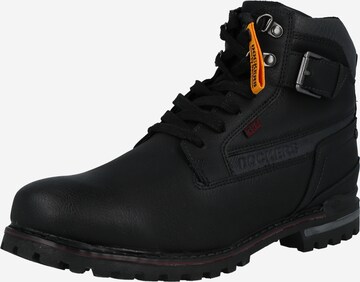 Dockers by Gerli Veterboots in Zwart: voorkant