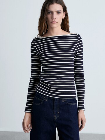 MANGO Shirt 'FRENCHI' in Blau: Vorderseite