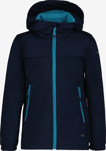 ICEPEAK Outdoorjas 'KLINE' in Blauw: voorkant