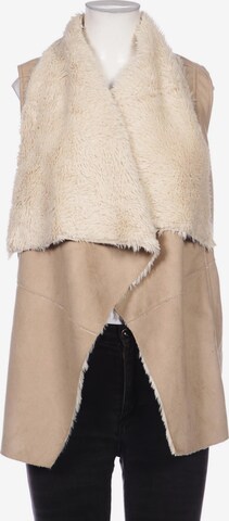 Bershka Vest in S in Beige: front