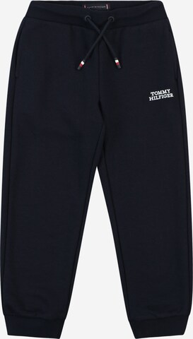 TOMMY HILFIGER Broek in Blauw: voorkant