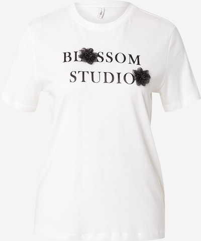 Tricou 'ONLBLOSSOM' ONLY pe negru / alb, Vizualizare produs