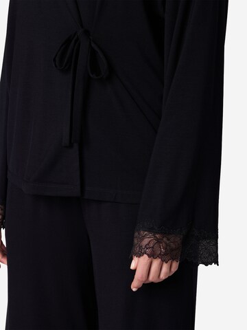 JOOP! Pyjama Cardigan ' Grace ' in Schwarz