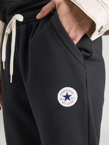 CONVERSE Tapered Παντελόνι 'CHUCK' σε μαύρο