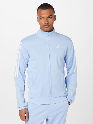 ADIDAS SPORTSWEAR Sports sweat jacket 'Tiro Suit-Up' in Blue: front