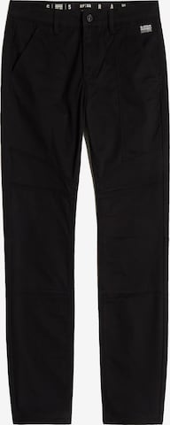 Slimfit Pantaloni de la G-STAR pe negru: față