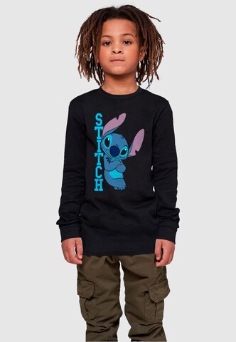 ABSOLUTE CULT Shirt 'Lilo And Stitch - Posing' in Black: front