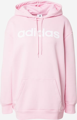 ADIDAS SPORTSWEAR Athletic Sweatshirt 'Essentials Fleece' in Pink: front