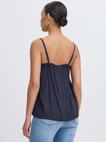 ICHI Top 'IHMarrakech' in Blue