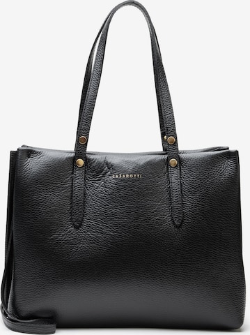Lazarotti Shoulder Bag 'Milano' in Black: front