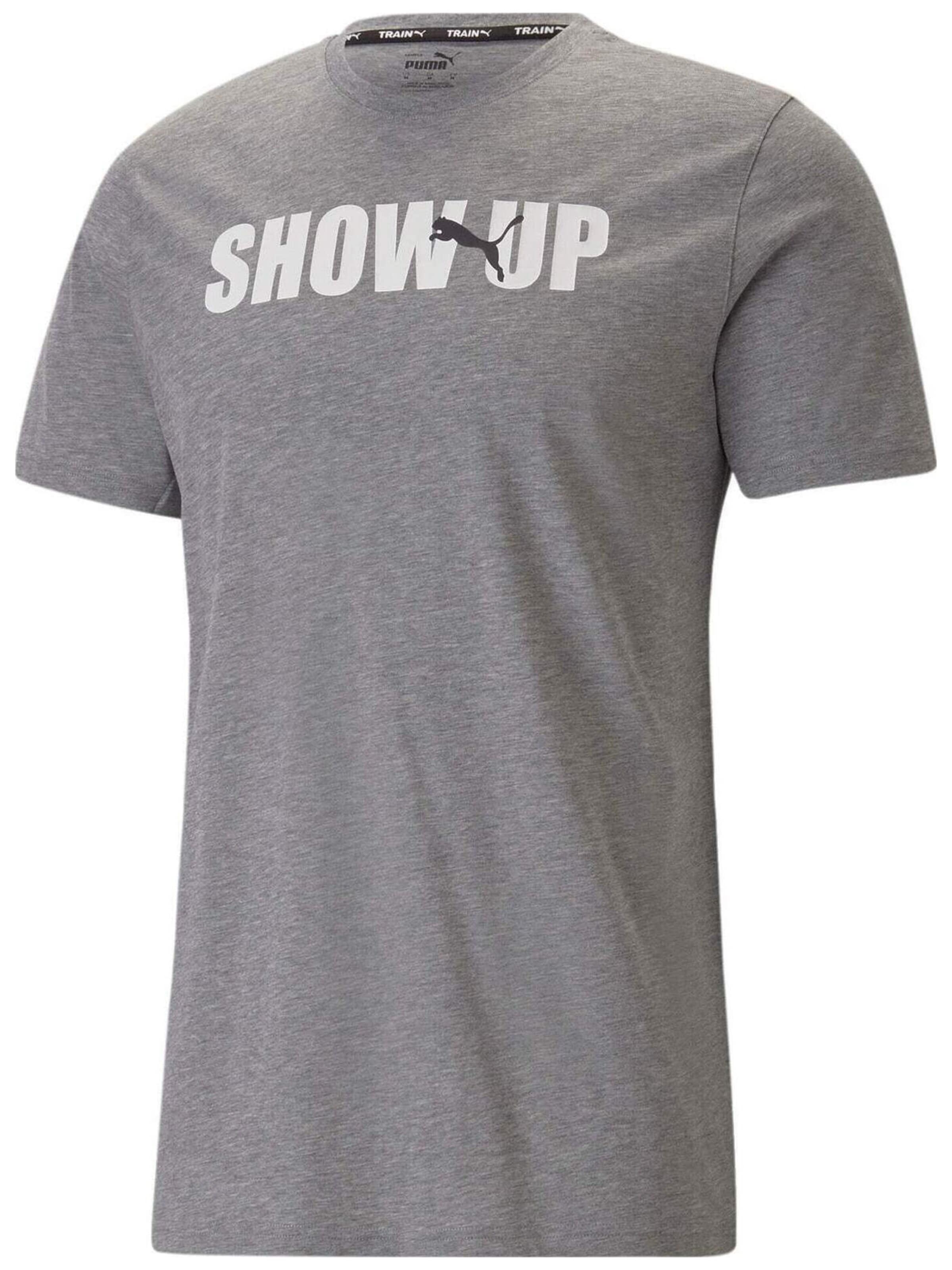 Maglietta 'Puma Performance Running Tee' di PUMA in grigio