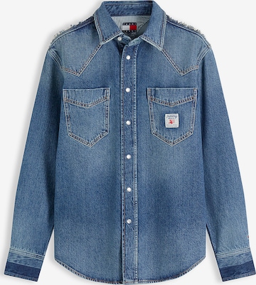 Coupe regular Chemise Tommy Jeans en bleu : devant