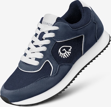 Slip on GIESSWEIN en bleu : devant