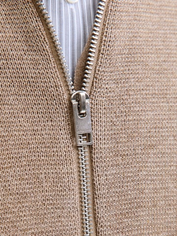 JACK & JONES Gebreid vest in Bruin