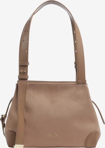 ARMANI EXCHANGE - Bolso de hombro 'XW002604 AF22666' en beige: frente