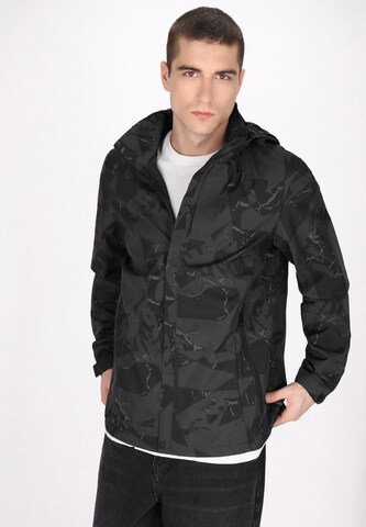 Veste mi-saison TUFFSKULL en noir : devant